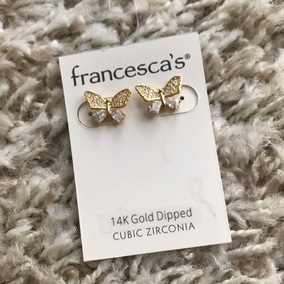 14K Gold Dipped Earrings - Picture 1 of 3